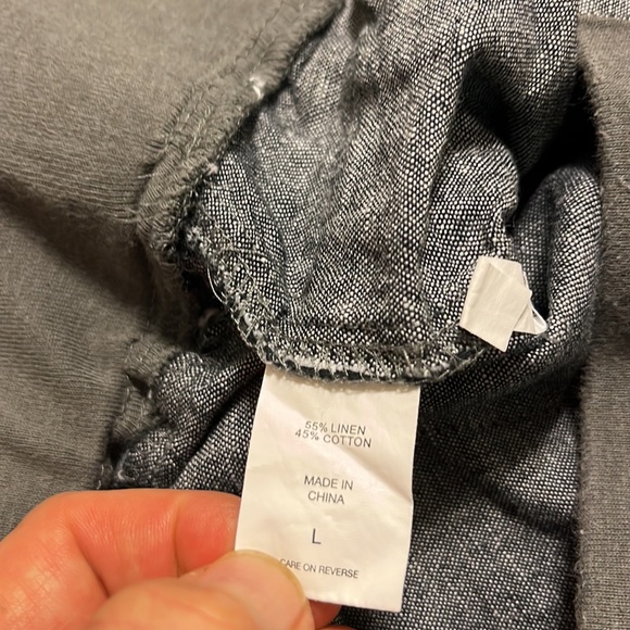 Soho street linen blend large pants - Picture 7 of 7